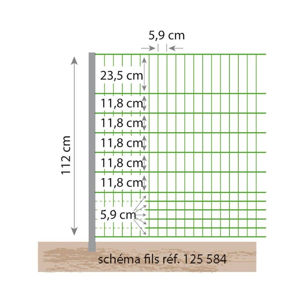 Beaumont - Filet électrifiable pour volaille 1,12 m - 50m BEAUMONT - Image 3