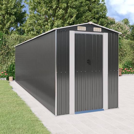 Vidaxl - Abri de jardin Anthracite 192x689x223 cm Métal galvanisé vidaXL 3147455 - Image 1