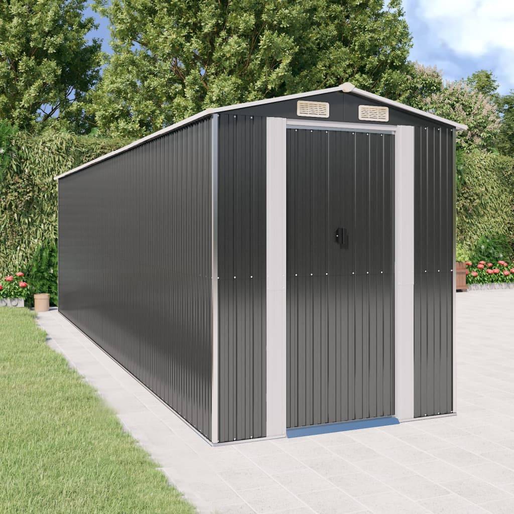 Vidaxl - Abri de jardin Anthracite 192x689x223 cm Métal galvanisé vidaXL 3147455 - Image 1