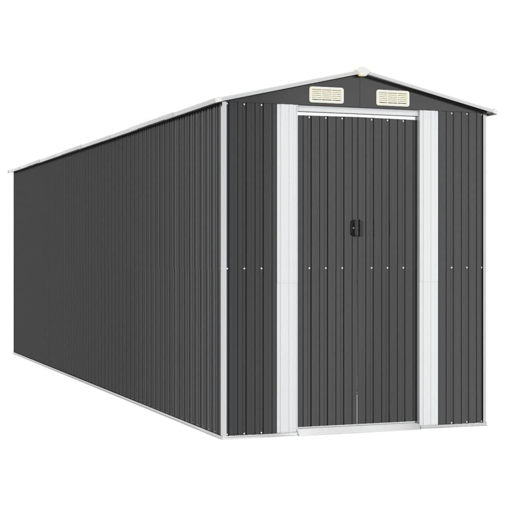 Vidaxl - Abri de jardin Anthracite 192x689x223 cm Métal galvanisé vidaXL 3147455 - Image 2
