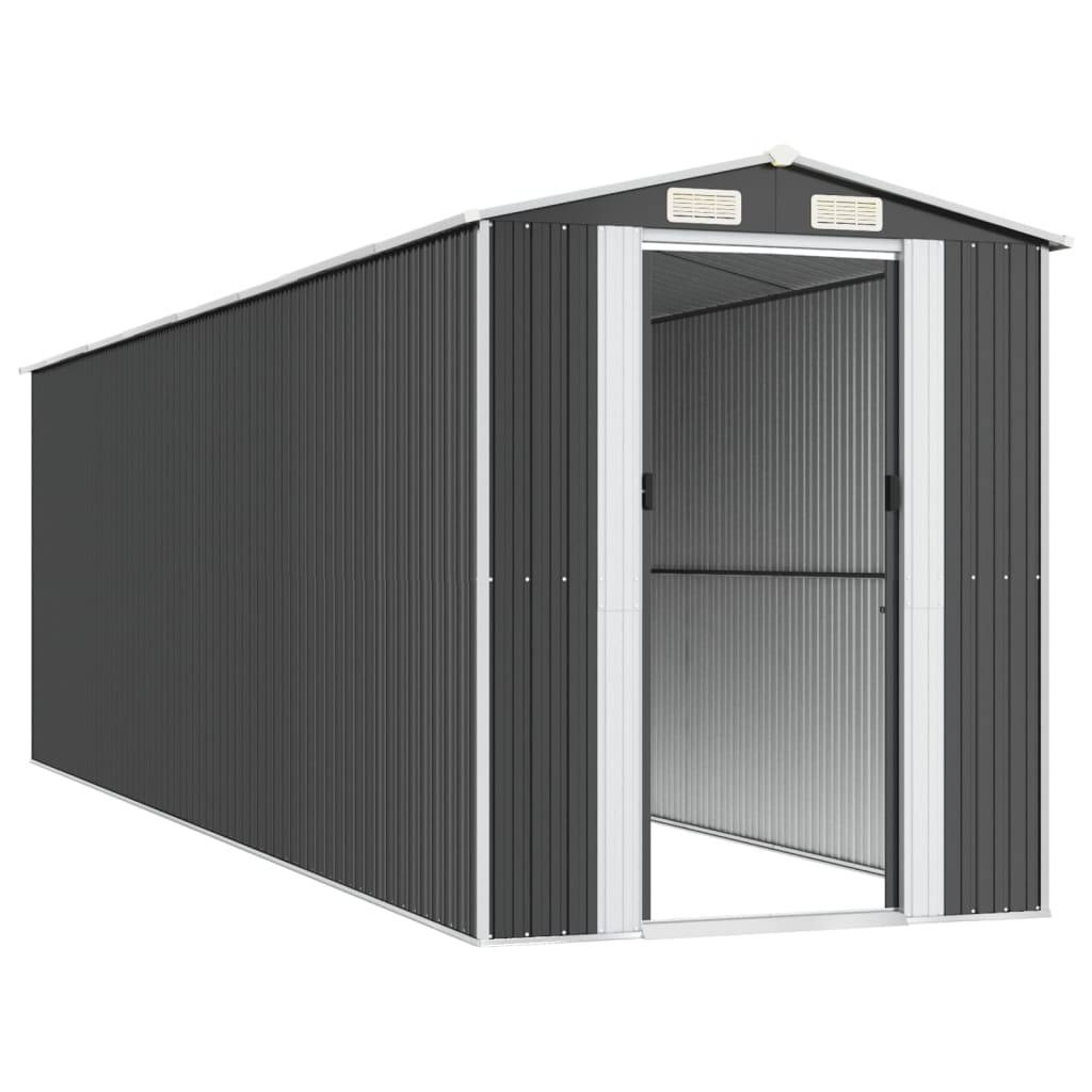 Vidaxl - Abri de jardin Anthracite 192x689x223 cm Métal galvanisé vidaXL 3147455 - Image 5