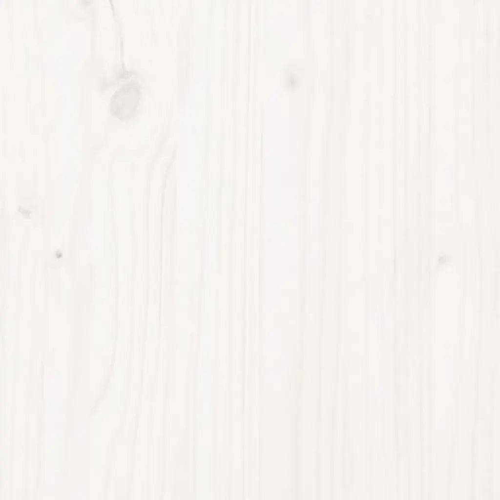 Support à plantes élégant jardin salon 104,5 x 25 x 109,5 cm en bois de pin blanc - Image 4