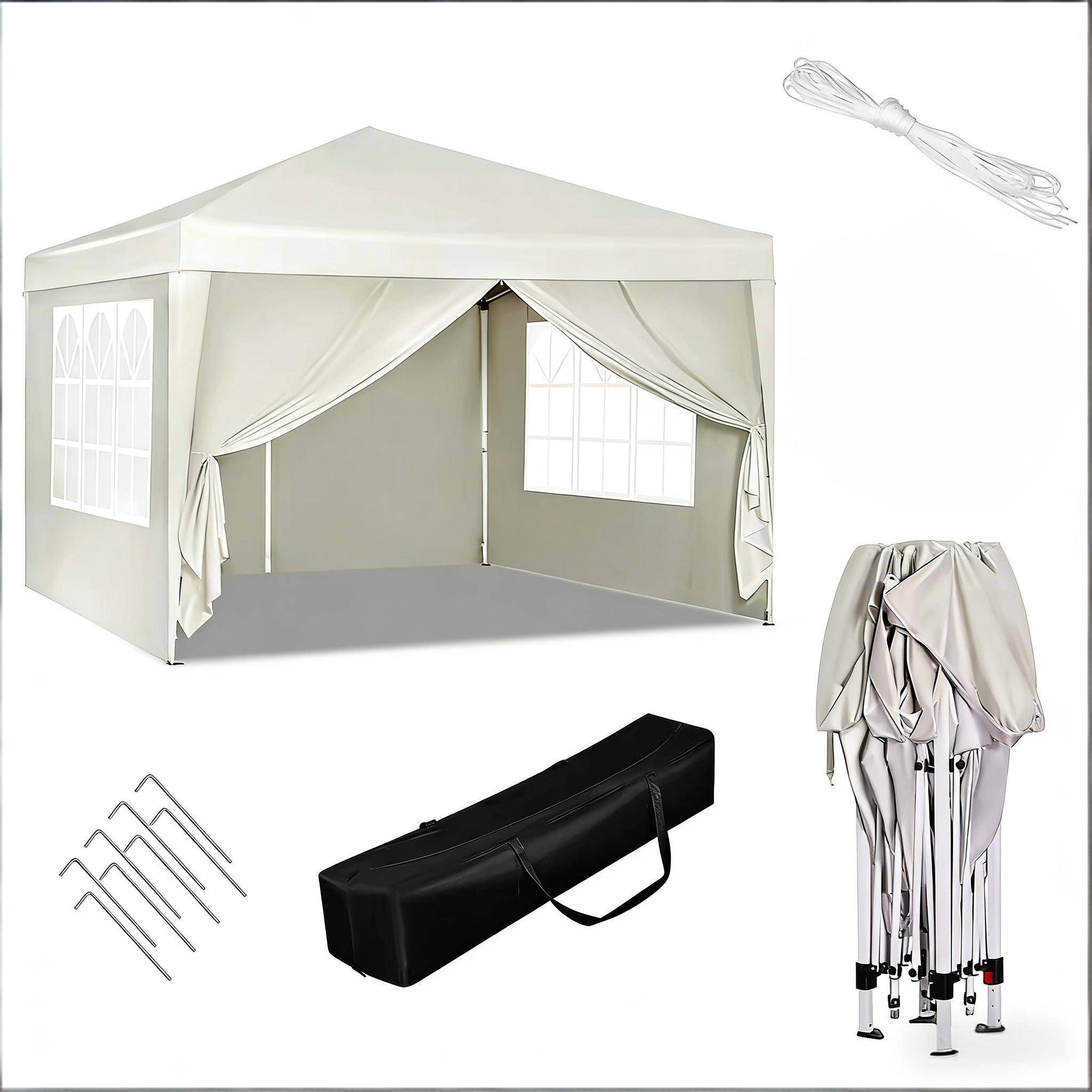 Gazebo moderne protection toiture extérieure, idéal patio, mariage, restauration et événements - Image 7