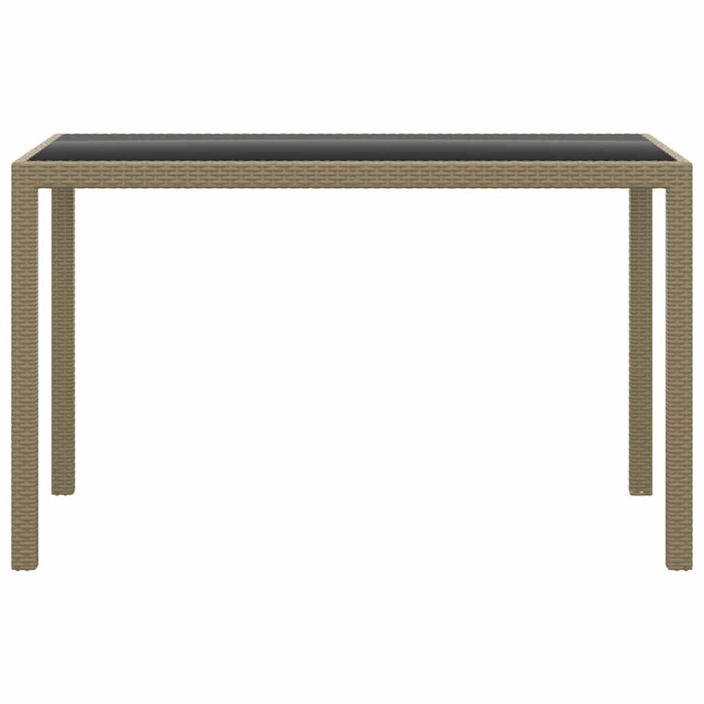 Vidaxl - Ensemble à manger de jardin et coussins 3 pcs-Salons de jardin Poly rotin Beige 994593 - Image 4