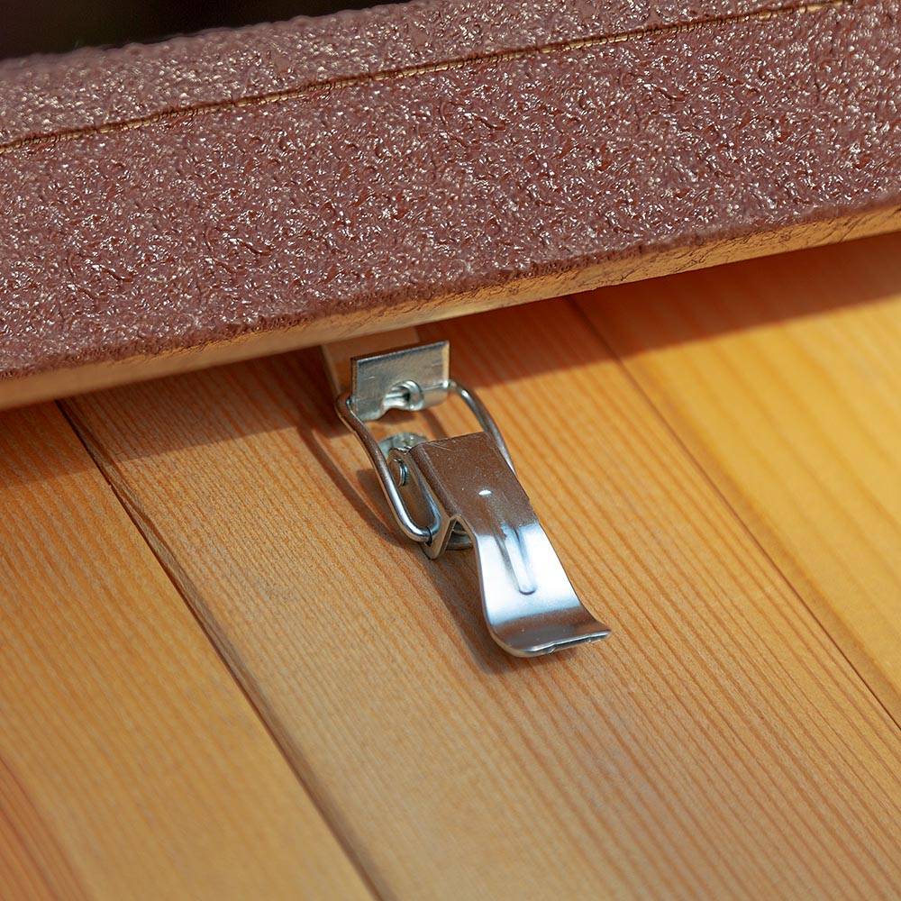 Ferplast - Ferplast Niche pour chiens pour l'extérieur DOMUS MINI, en bois FSC, Pieds isolants en plastique, Porte anti-morsures en aluminium - Image 7