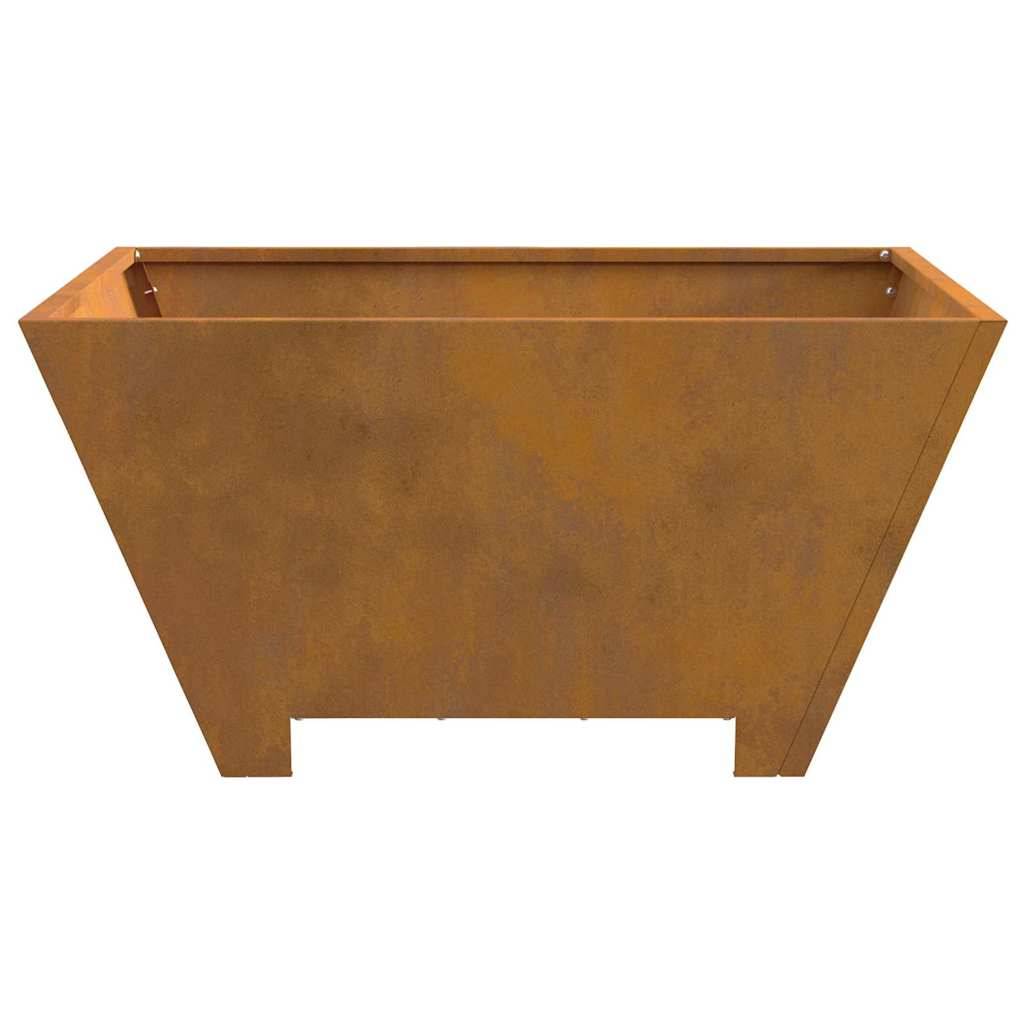 ComfortXL - Brasero de jardin carré en acier léger chauffage extérieur Marron 60x60cm – ComfortXL Outdoor Living - Image 6