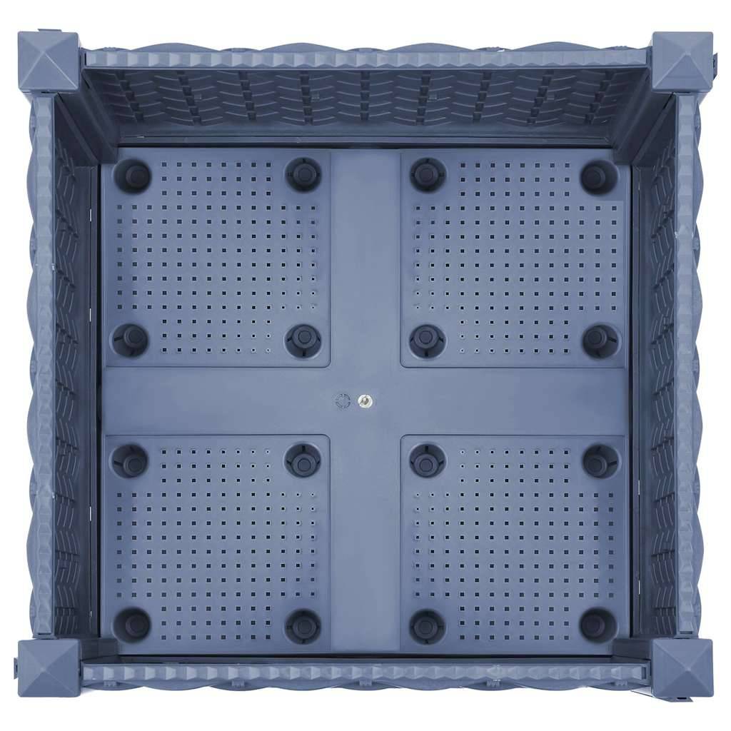 ComfortXL - Carré potager en polypropylène robuste pour jardin et balcon Gris 40x40cm – ComfortXL Outdoor Living - Image 5