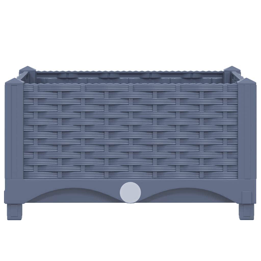 ComfortXL - Carré potager en polypropylène robuste pour jardin et balcon Gris 40x40cm – ComfortXL Outdoor Living - Image 3