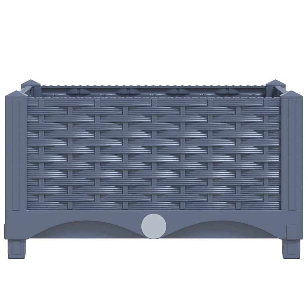 ComfortXL - Carré potager en polypropylène robuste pour jardin et balcon Gris 40x40cm – ComfortXL Outdoor Living - Image 4