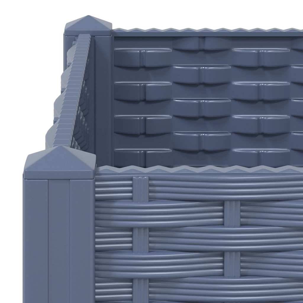 ComfortXL - Carré potager en polypropylène robuste pour jardin et balcon Gris 40x40cm – ComfortXL Outdoor Living - Image 6