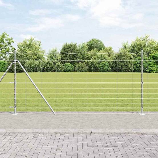 Poteau clôture acier galvanisé 50 x 1,2 m, Poids :60.75kg - PANGIVO - Image 1