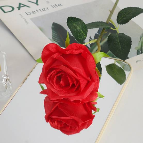Roses Artificielles en Velours - Lot de 10 - Décoration Mariage et Intérieur - Tiges Réglables - Lytech - Image 1