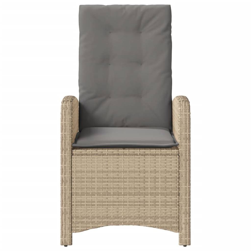 Chaise bois composite 1 places rotin beige 57 x 58,5 x 93 cm - Prolenta premium p386.9 - Image 4