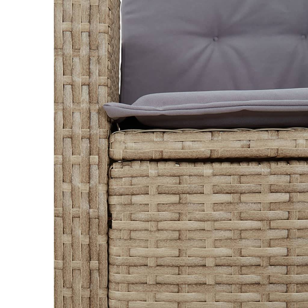 Chaise bois composite 1 places rotin beige  57 x 58,5 x 93 cm  - Prolenta premium  p386.9 - Image 9