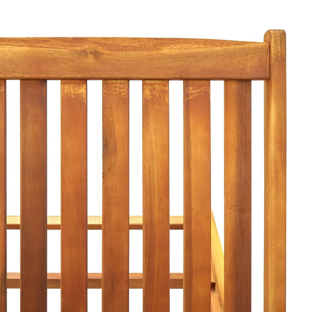 Bain de Soleil Double Acacia Massif Huilé Roues – ComfortXL Outdoor Living - Image 7