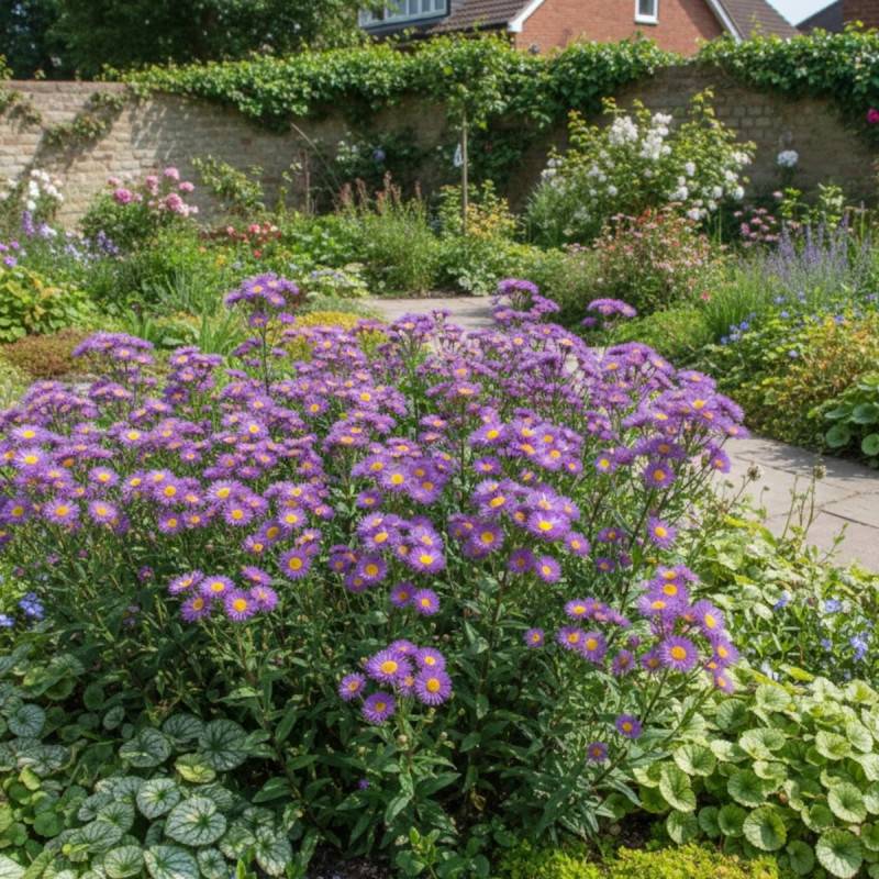 Vergerette Nachthimmel, Erigeron à fleurs Violette/ - feuillage Persistant - Godet - 5/20 cm