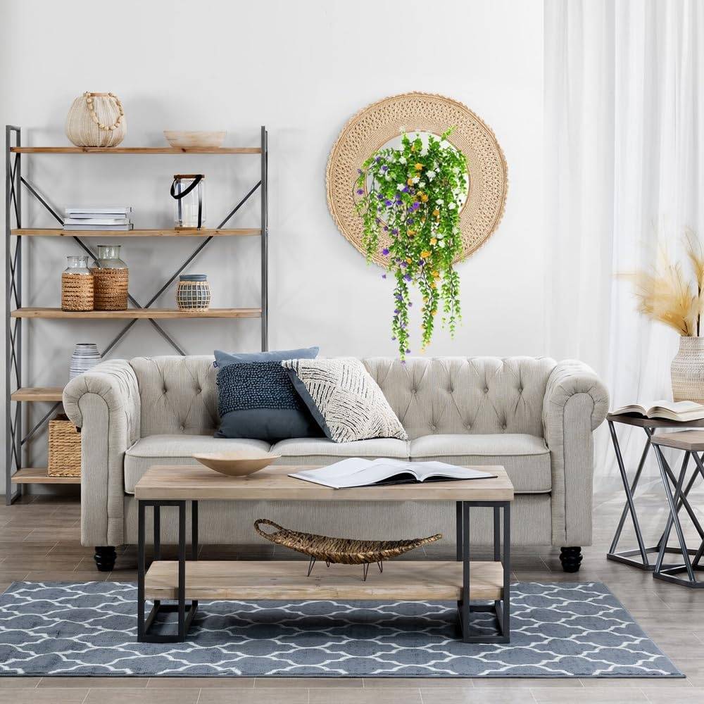 3 Pièces lierre artificiel suspendu - Plantes décoratives intérieur/extérieur - 78 cm - Living123 - Image 4