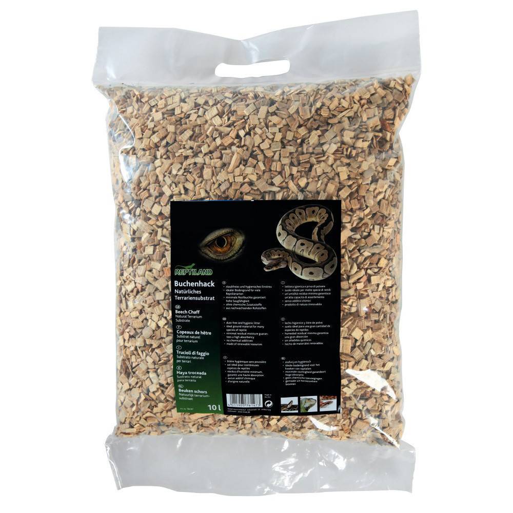Copeaux de hêtre 10 Litres substrat naturel terrarium pour reptiles - Image 1