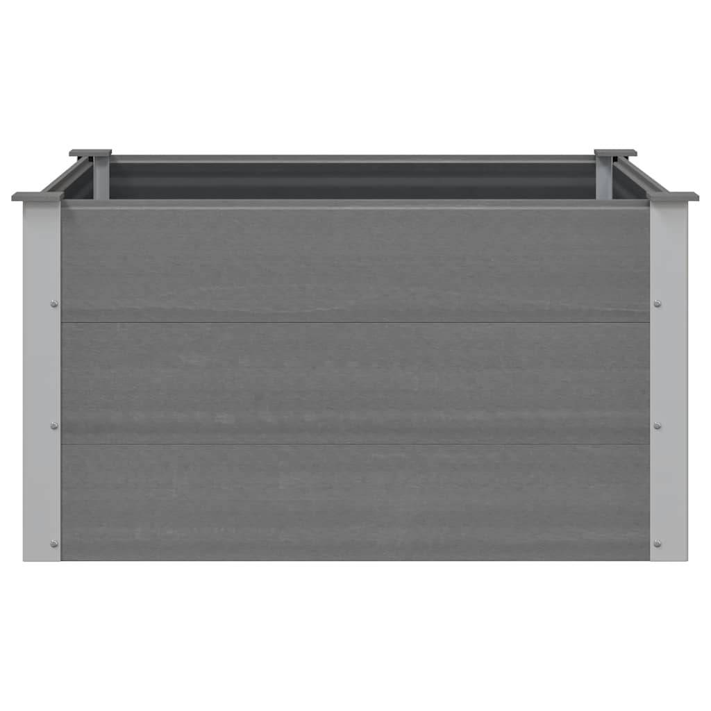 Vidaxl - Lit surélevé de jardin WPC 100x100x54 cm Gris vidaXL 43605 - Image 7
