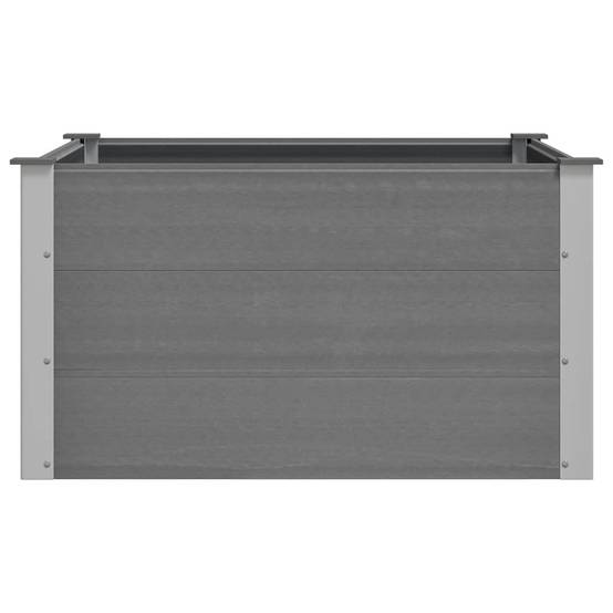 Vidaxl - Lit surélevé de jardin WPC 100x100x54 cm Gris vidaXL 43605 - Image 6