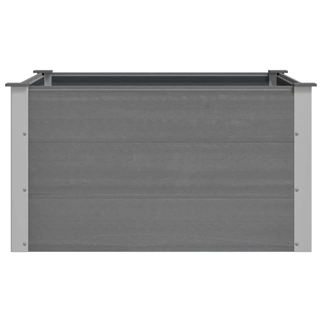 Vidaxl - Lit surélevé de jardin WPC 100x100x54 cm Gris vidaXL 43605 - Image 6