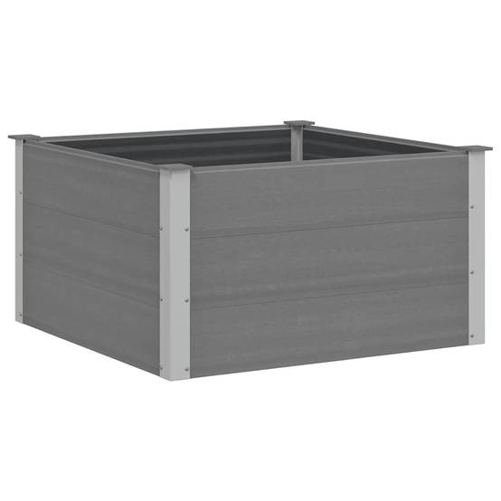 Vidaxl - Lit surélevé de jardin WPC 100x100x54 cm Gris vidaXL 43605 - Image 2