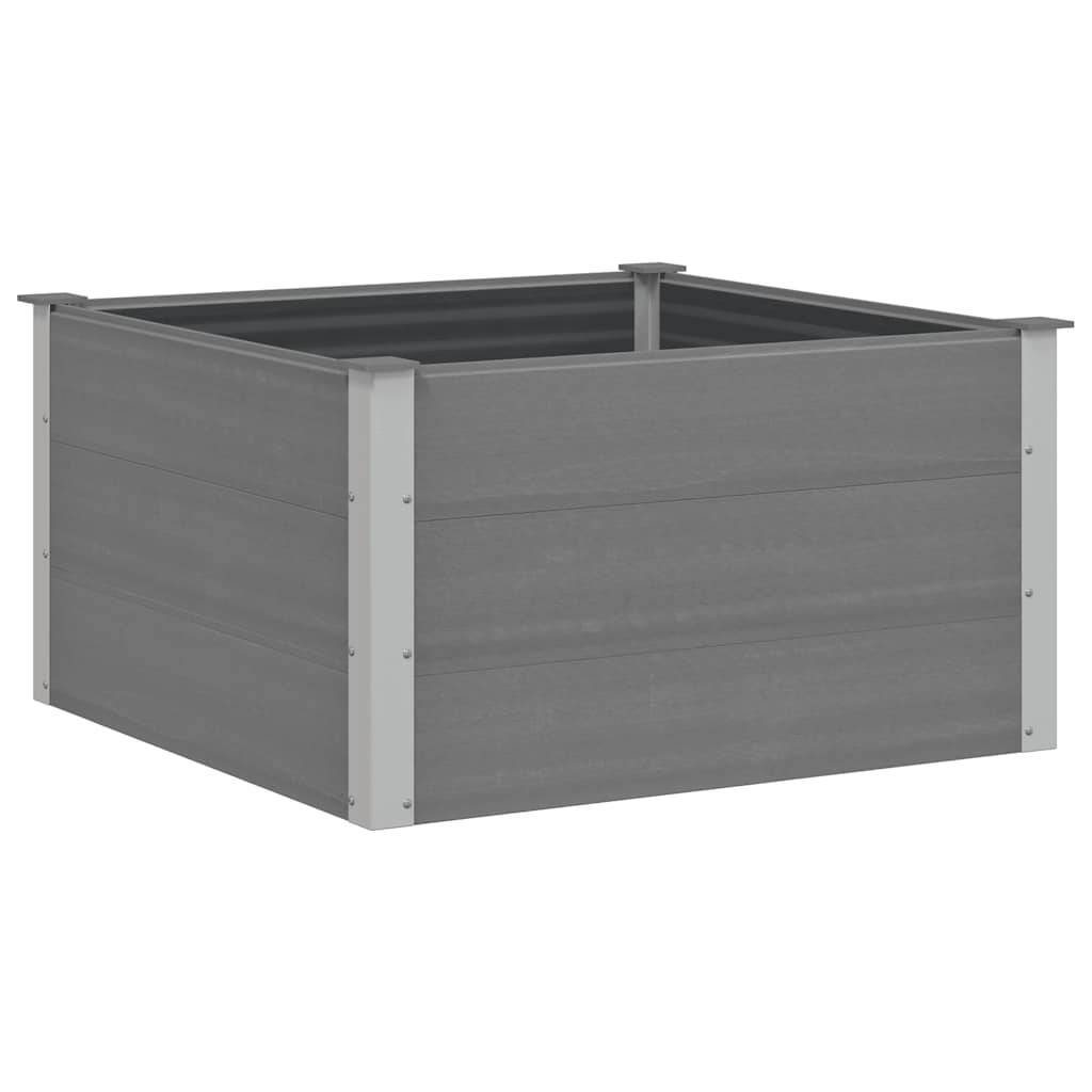 Vidaxl - Lit surélevé de jardin WPC 100x100x54 cm Gris vidaXL 43605 - Image 2