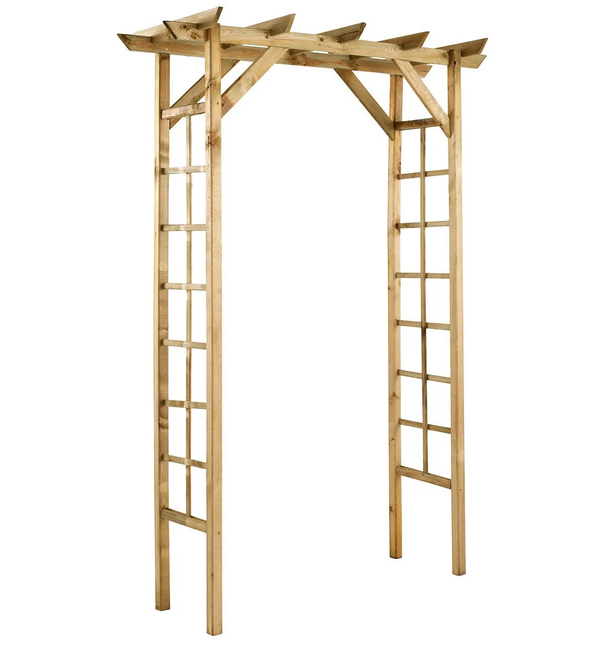 Jardipolys - Pergola double droite en bois pin 140 x 214,5 x 60 cm - PASSIFLORE Jardipolys