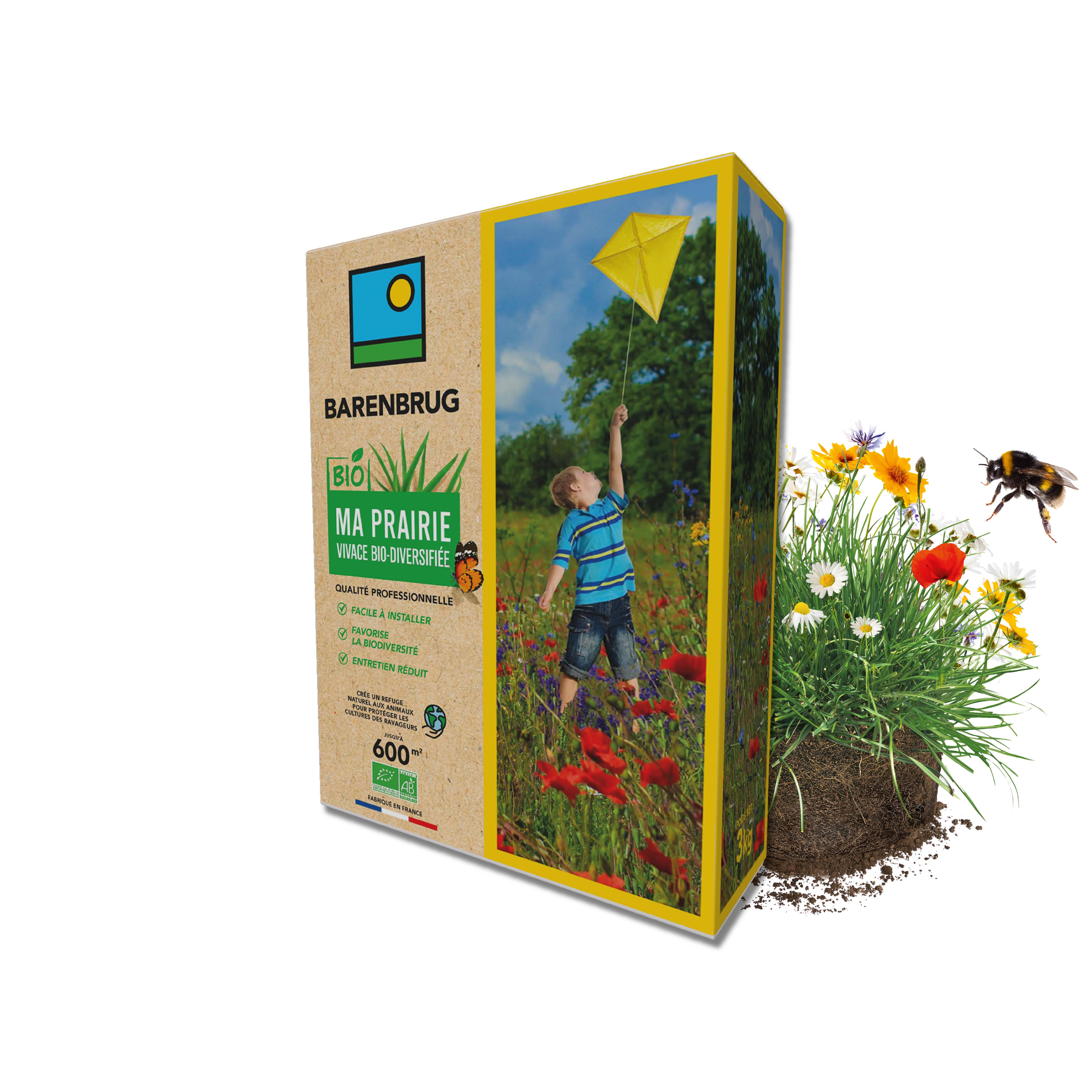 Barenbrug - Facile à Installer - Entretien Réduit - Refuge Naturel Animaux - 3KG - BARENBRUG - Image 1