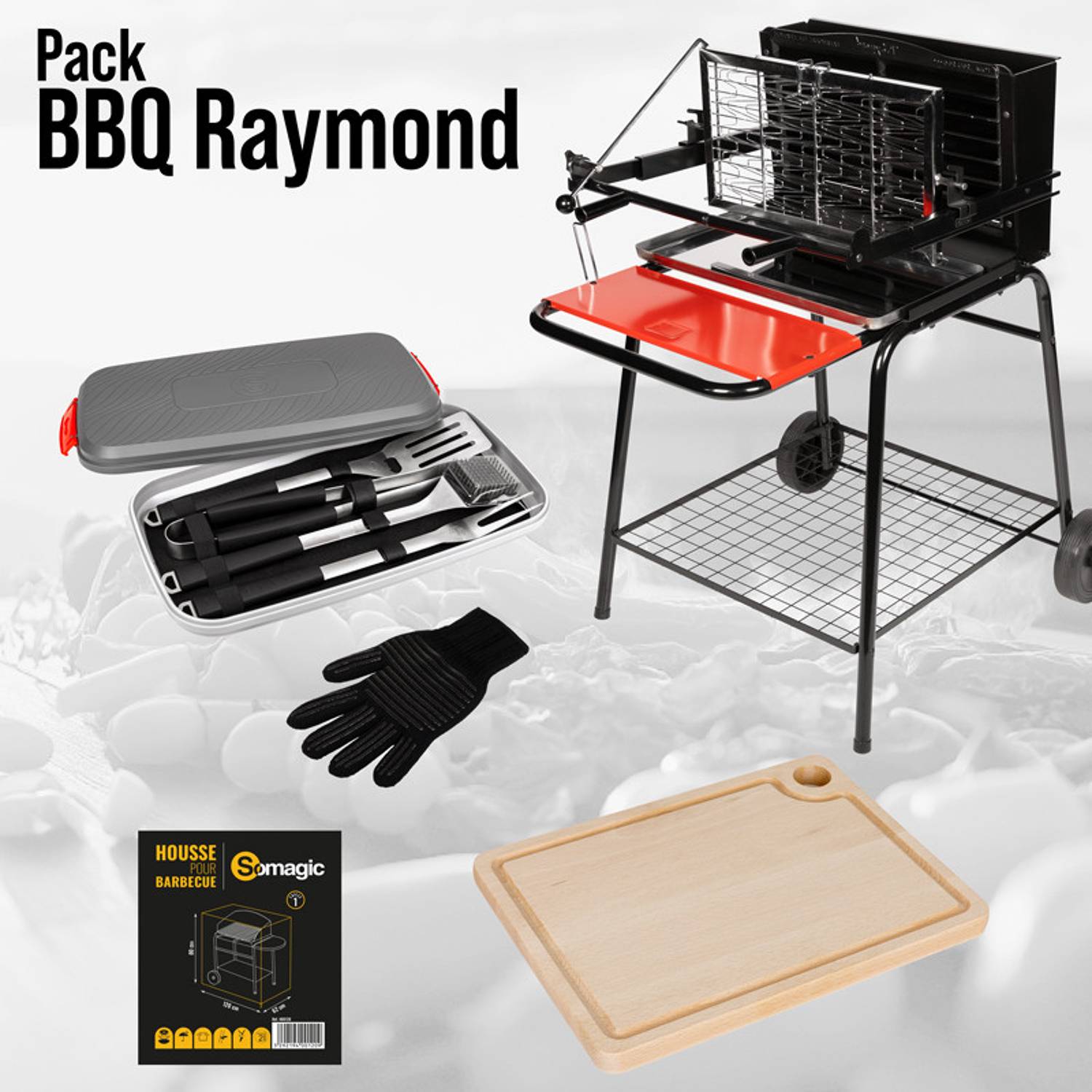 Somagic - Pack barbecue foyer vertical Raymond - SOMAGIC - Image 8