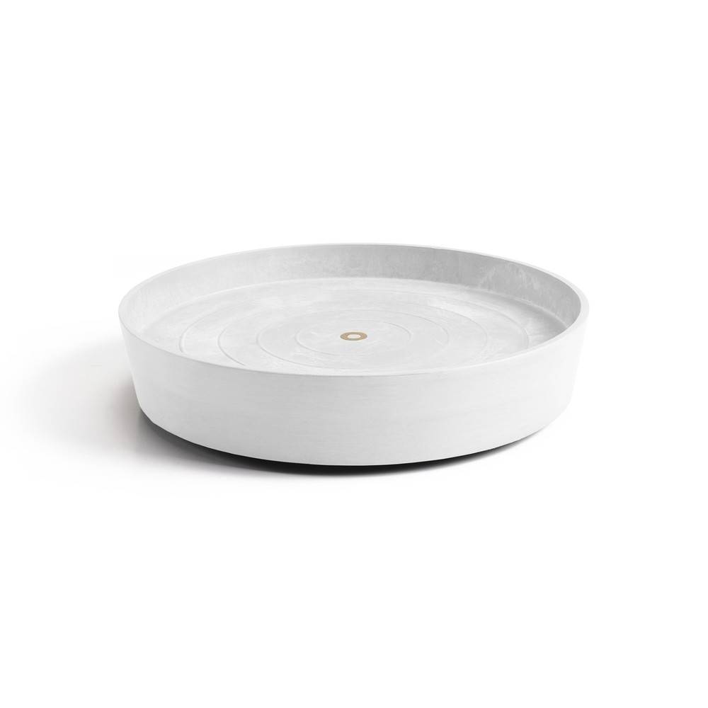 Ecopots - Soucoupe à roulette 50 Pure White ECOPOTS - Image 1