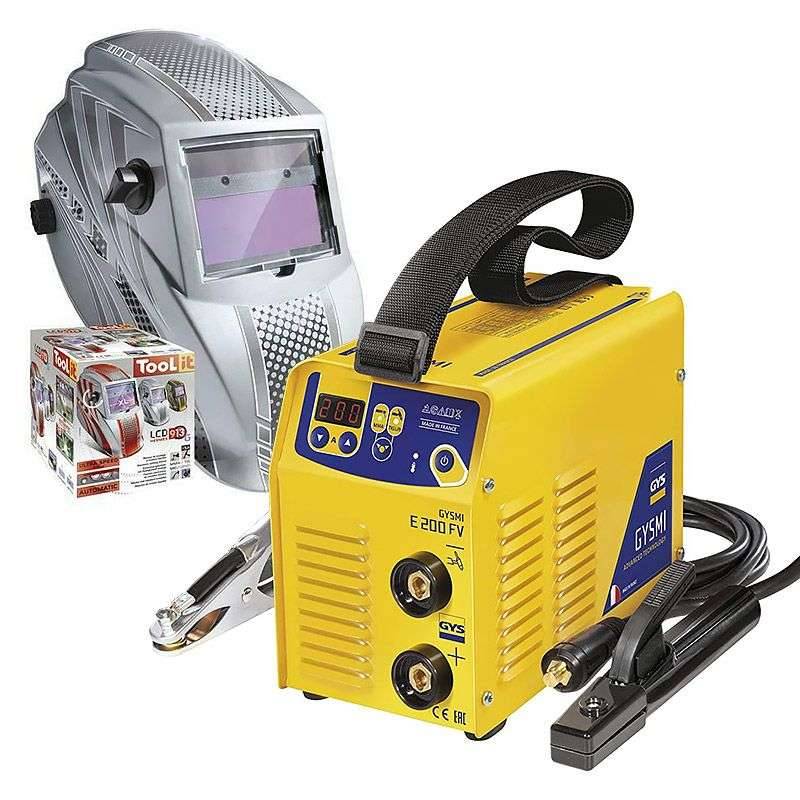 Pack GYSMI E200 FV et masque LCD HERMES 9/13 Gys - Image 1