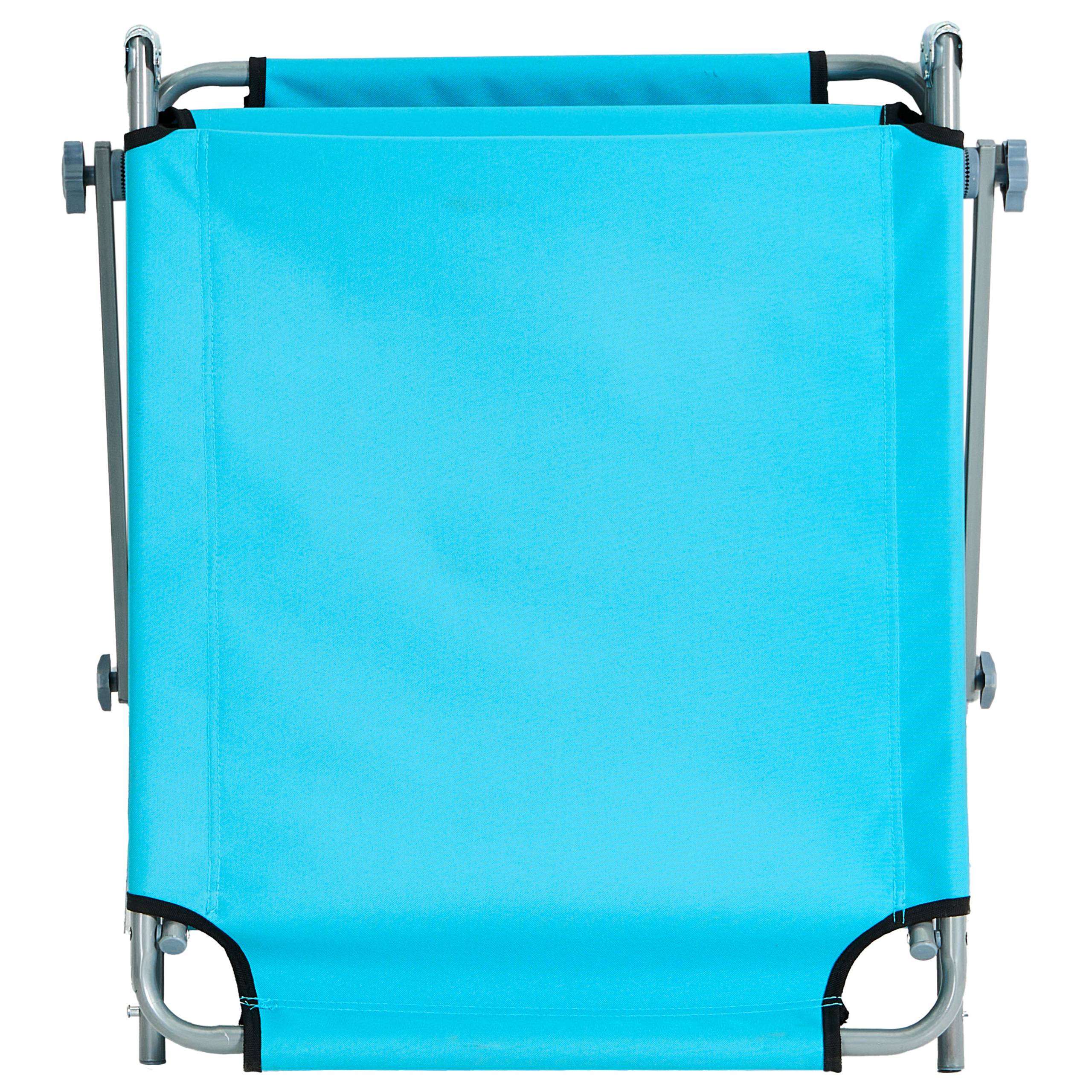 Beliani - Chaise longue Acier Turquoise FOLIGNO - Beliani - Image 7