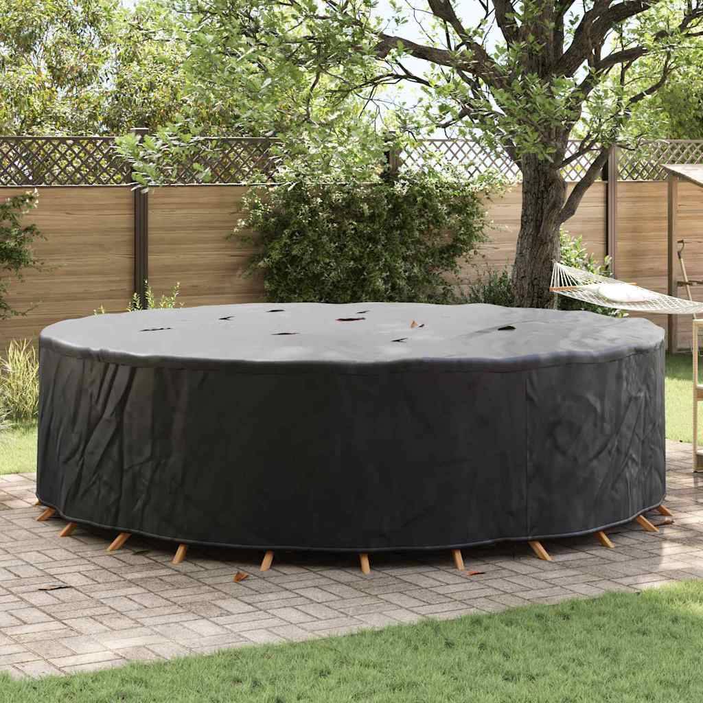 ComfortXL - Bâche de Protection Très Haute Tissu Oxford 420D Étanche Anti-UV pour Salon de Jardin Noir 320x320x105 cm – ComfortXL Outdoor Living - Image 1