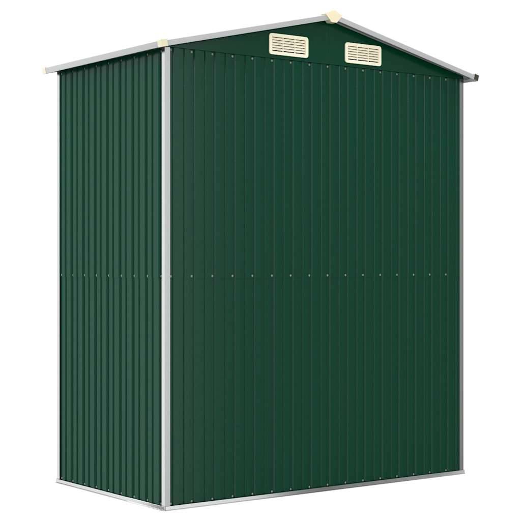 PANGIVO - Abri de jardin avec porte coulissante - Acier galvanisé - Vert 192x108x223 cm - Surface au sol 2,07m² - PANGIVO - Image 5