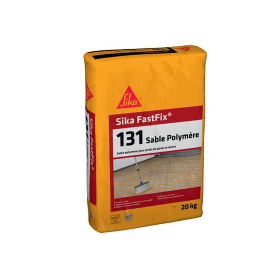 Sable polymère pour remplissage de joints de pavés et dalles SIKA FastFix 131 - Ton sable - 20kg - Image 1