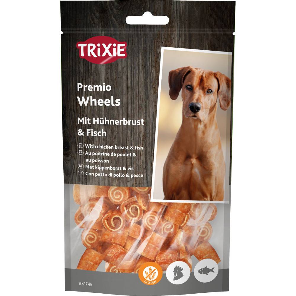 Trixie - Friandises mini rouleau au poulet et poisson 75 g pour chien - Image 1