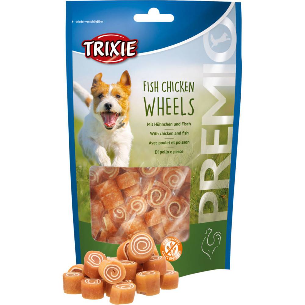 Trixie - Trixie - Friandises mini rouleau au poulet et poisson 75 g pour chien - Image 1