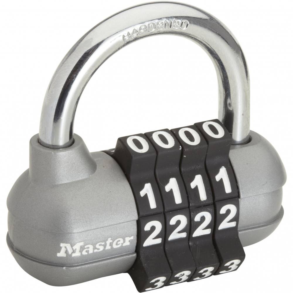 Master Lock - Cadenas à combinaison MASTER LOCK zinc, l.59 mm - Image 1