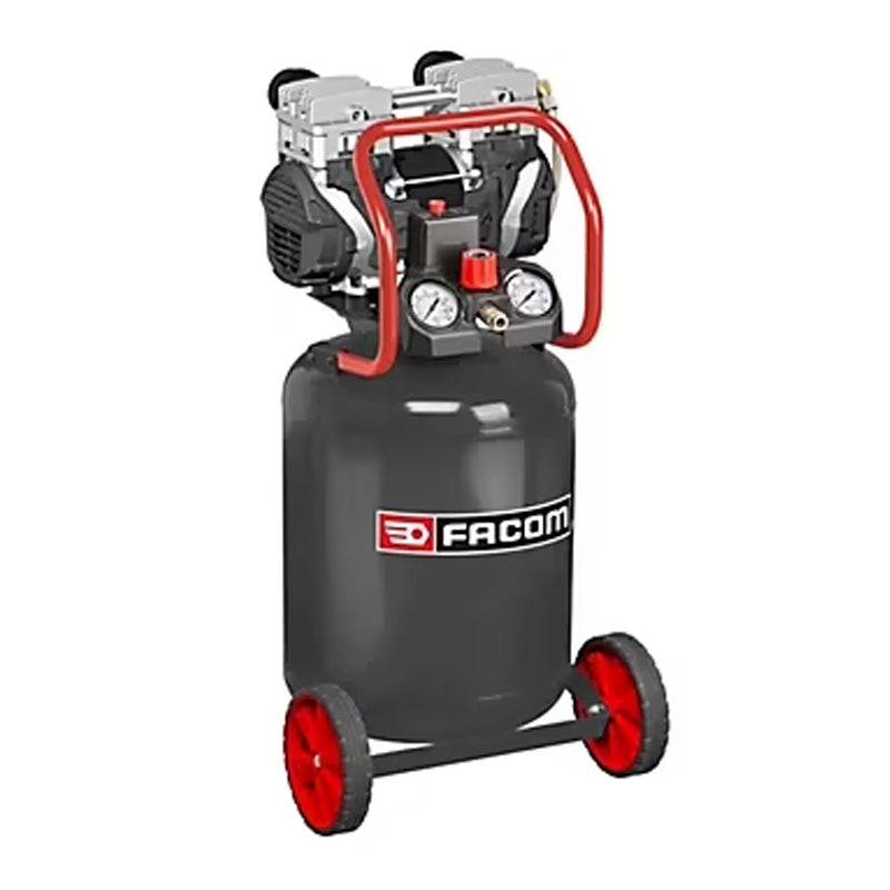 Compresseur 50L 2,5HP FACOM Cuve verticale Série Silver débruité Facom