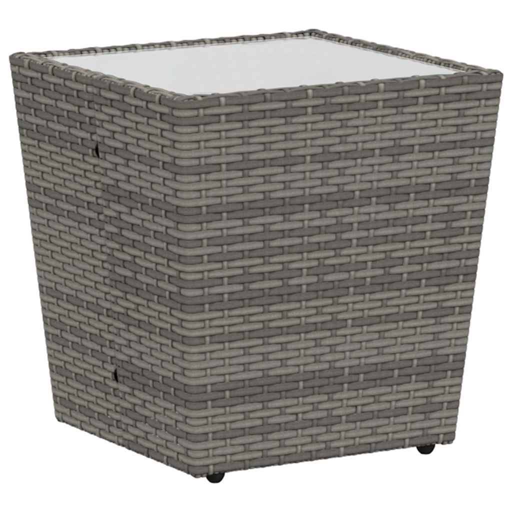ComfortXL - Petit Salon de Jardin 2 Personnes Gris, Mobilier de Balcon en Poly Rattan Résistant aux Intempéries – ComfortXL Outdoor Living - Image 5