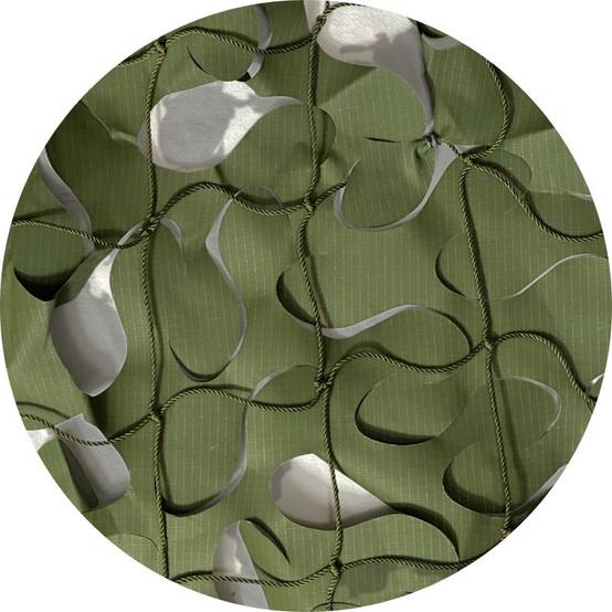 Filet de camouflage renforcé vert / 9x10 - Image 5