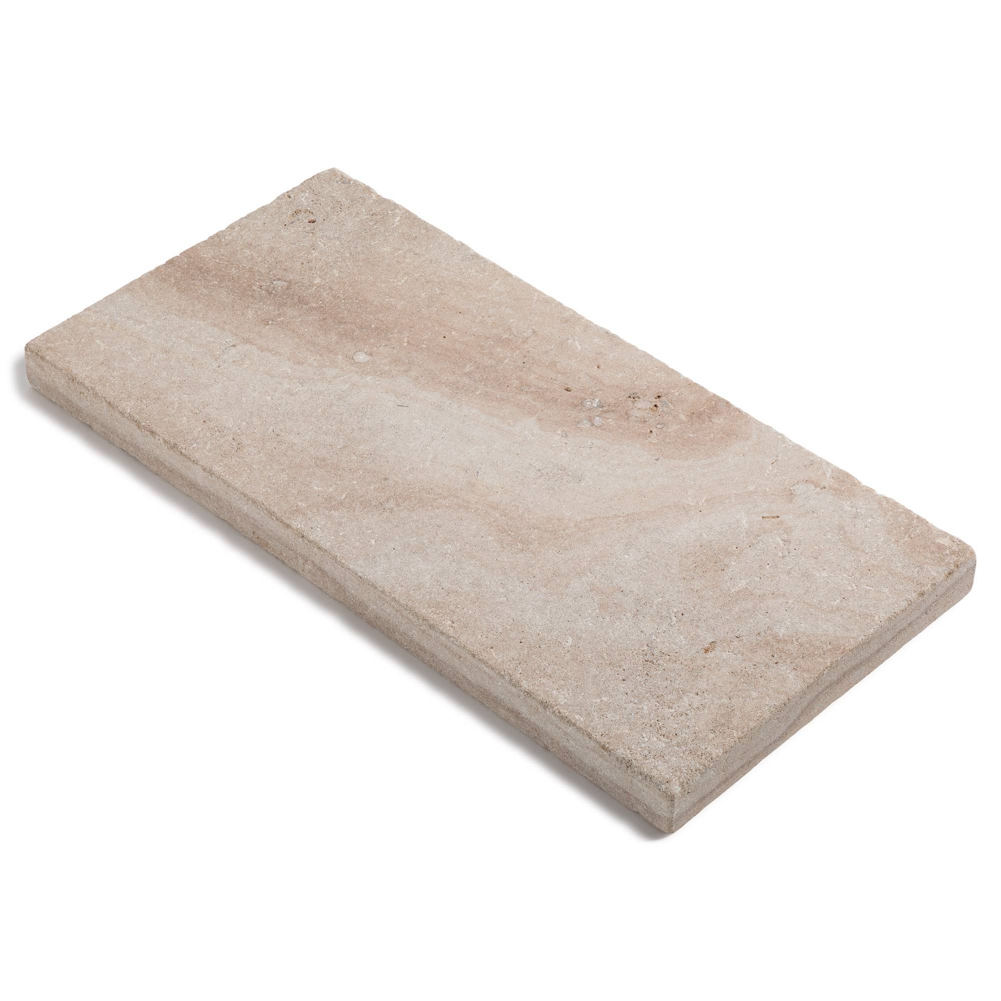 RO'MA Nature - Pas japonais Rectangle Pierre de Bourgogne Beaunotte Beige 60x30x3,8 cm (à l'unité) - RO'MA NATURE - Image 2