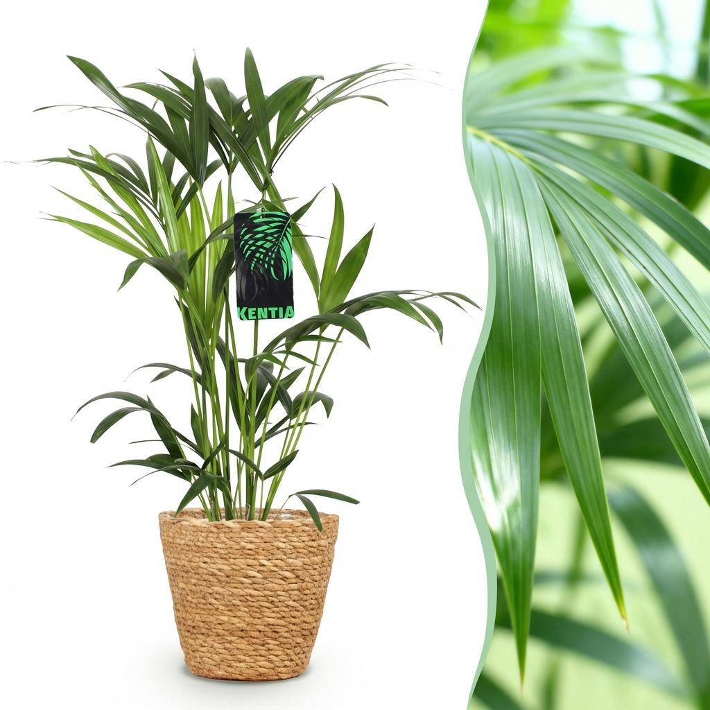 La Green Touch - Kentia Palm – Howea Forsteriana - Avec panier – Pot 19 cm - Image 5