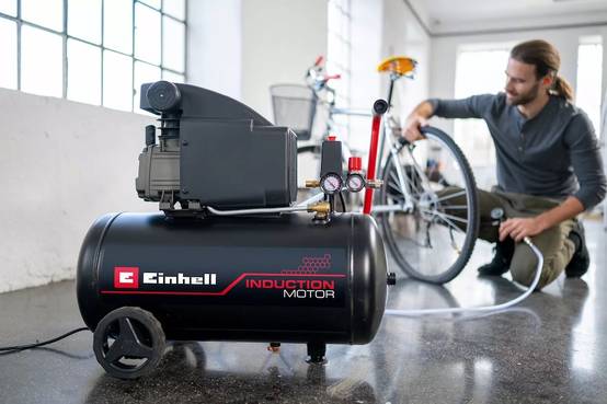Einhell - Compresseur d’air – TC-AC 270/50/10 – 1800 W – Cuve 50 L – 10 bar – Moteur à induction – Transportable - Image 2