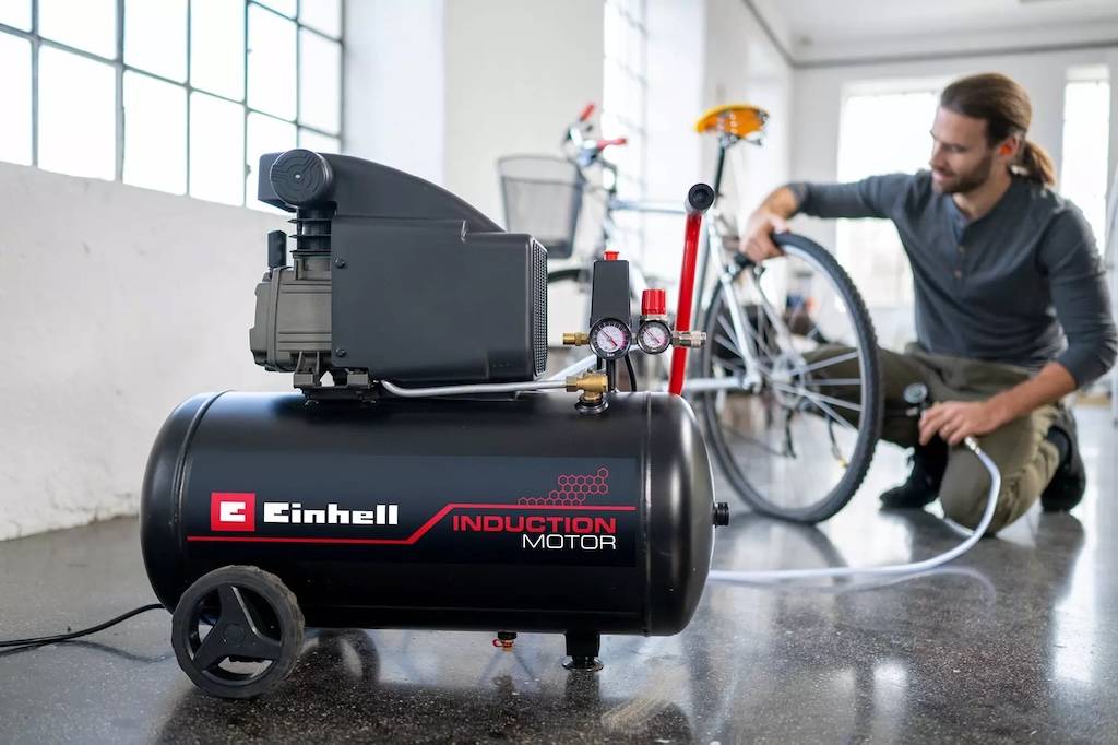 Einhell - Compresseur d’air – TC-AC 270/50/10 – 1800 W – Cuve 50 L – 10 bar – Moteur à induction – Transportable - Image 2