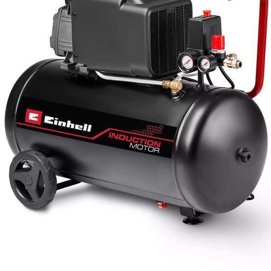 Einhell - Compresseur d’air – TC-AC 270/50/10 – 1800 W – Cuve 50 L – 10 bar – Moteur à induction – Transportable - Image 6