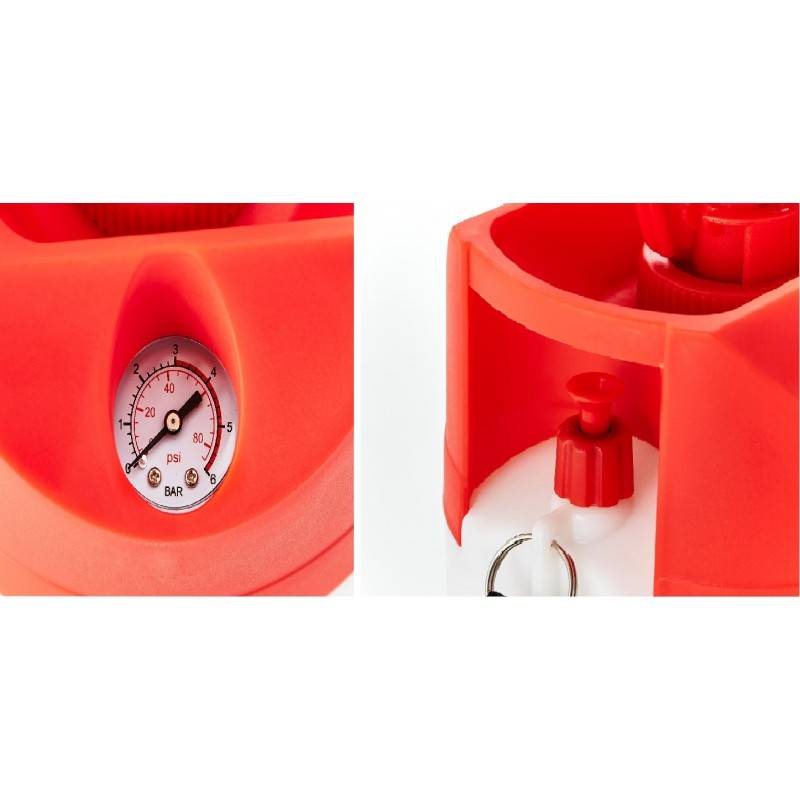 BB Loisir - Hecht 4500 Pulvérisateur de liquides de jardin jusqu'à 3,0 bar tuyau 1,3m avec bandoulière - Image 5