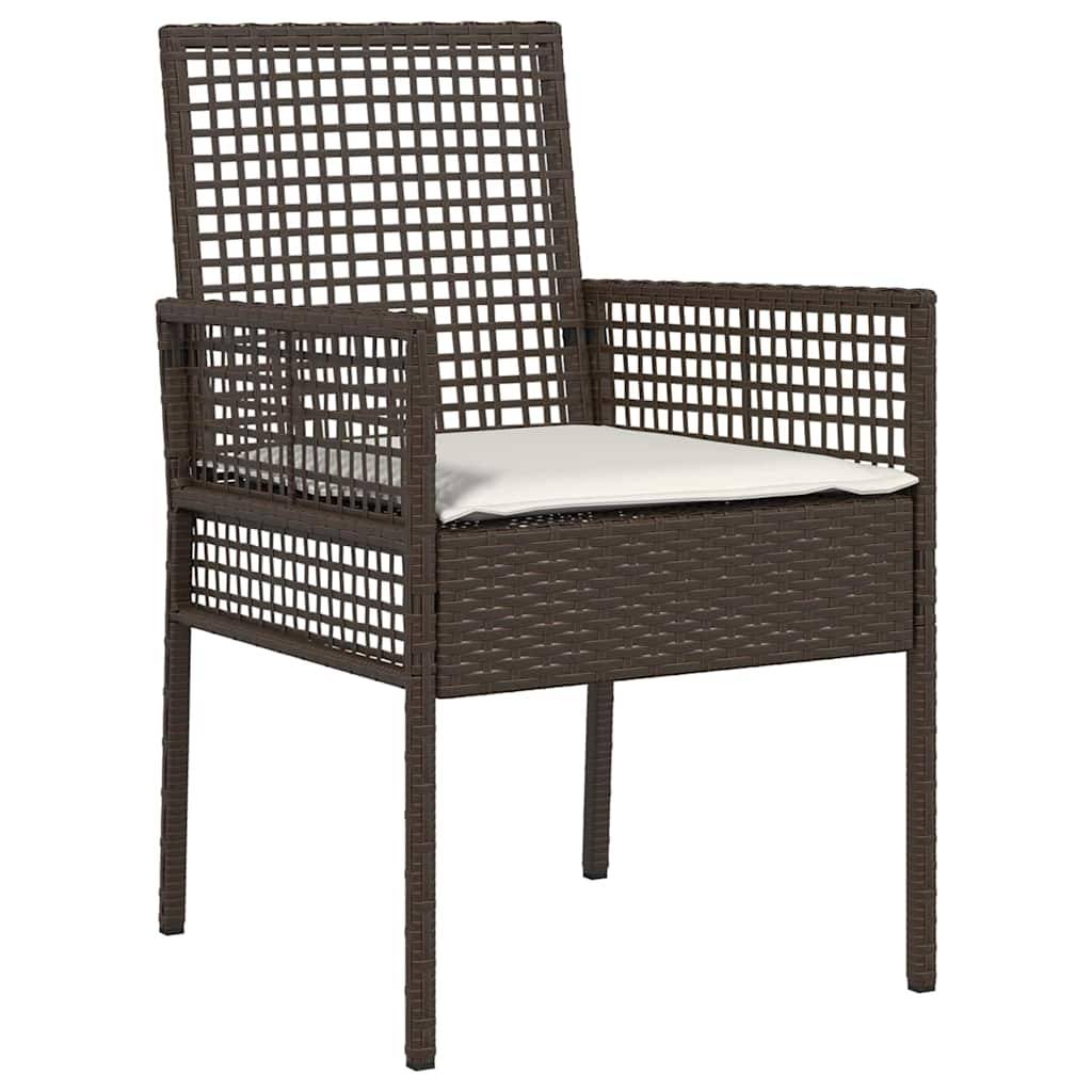 ComfortXL - Table et chaises de jardin 8 places en polyrotin marron avec plateau en verre pour repas – ComfortXL Outdoor Living - Image 6