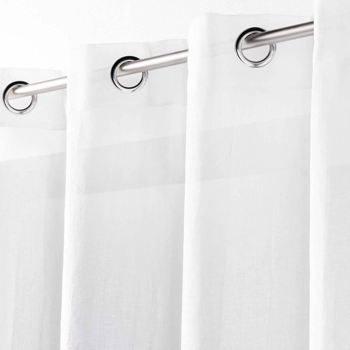 Rideau Voilage "Telma" 140x240cm Blanc - Image 2